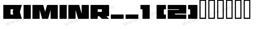 BIMINR__1 (2)字体转换